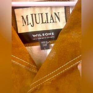 Tan/Brown Wilson’s M. Julian Suede Jacket Size Large/XL
